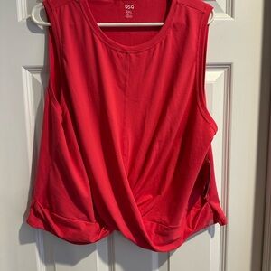 DSG Women's Red Sleeveless Top